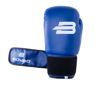 картинка Перчатки боксерские BoyBo Basic синие 