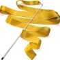 картинка Лента гимнастическая Ronin на палочке желтая Люкс 6м Е087 